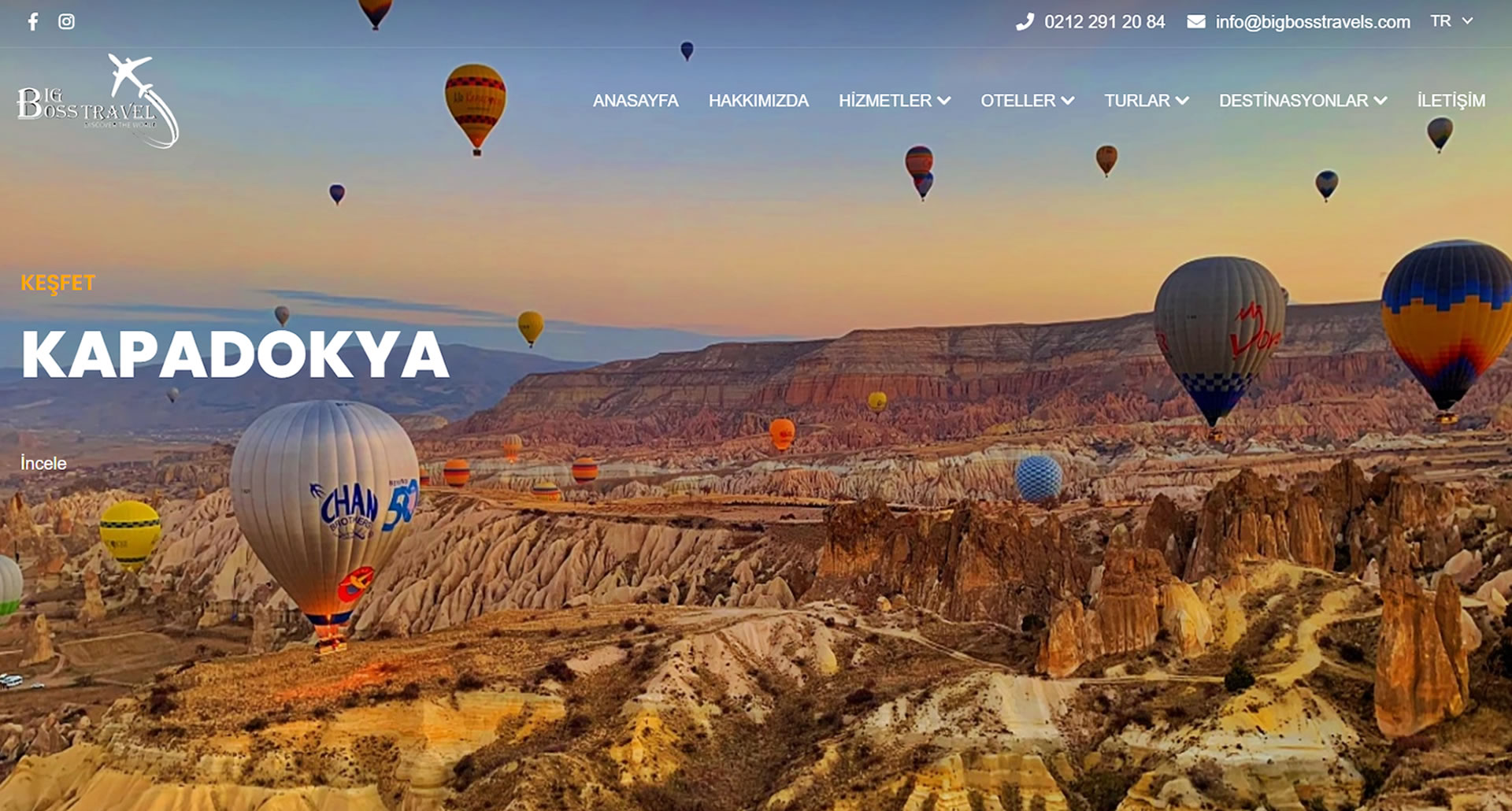 Big Boss Travel Seyahat Acenta Web Sitesi